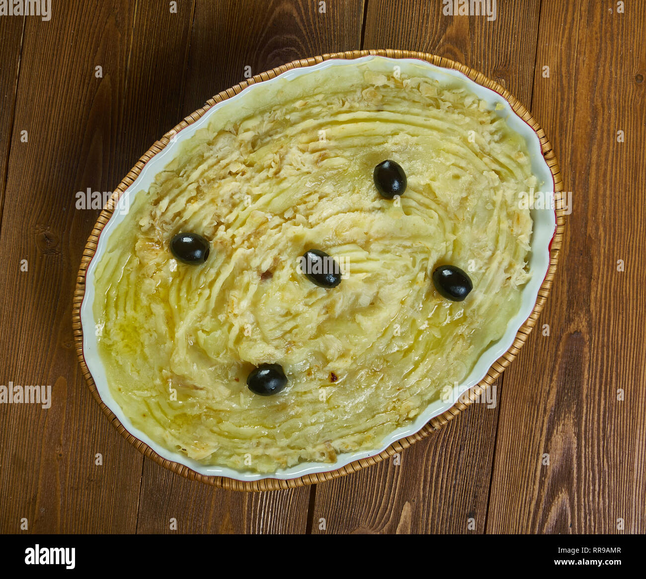 Portuguese Salt Cod and Potato Casserole Bacalhau Stock Photo Alamy
