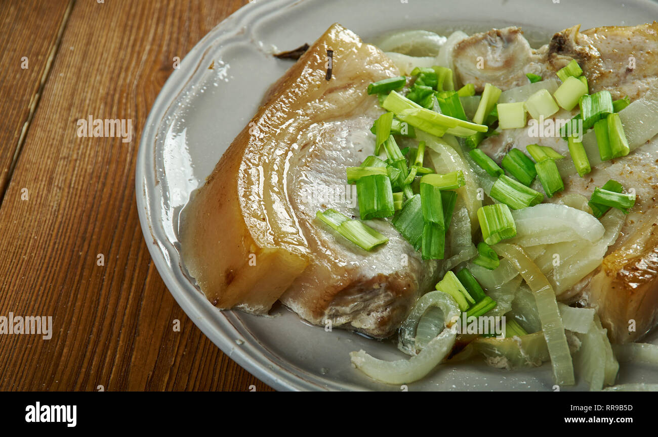 Cajun Style Smothered Pork Chops Louisiana Kitchen Spicy Dark