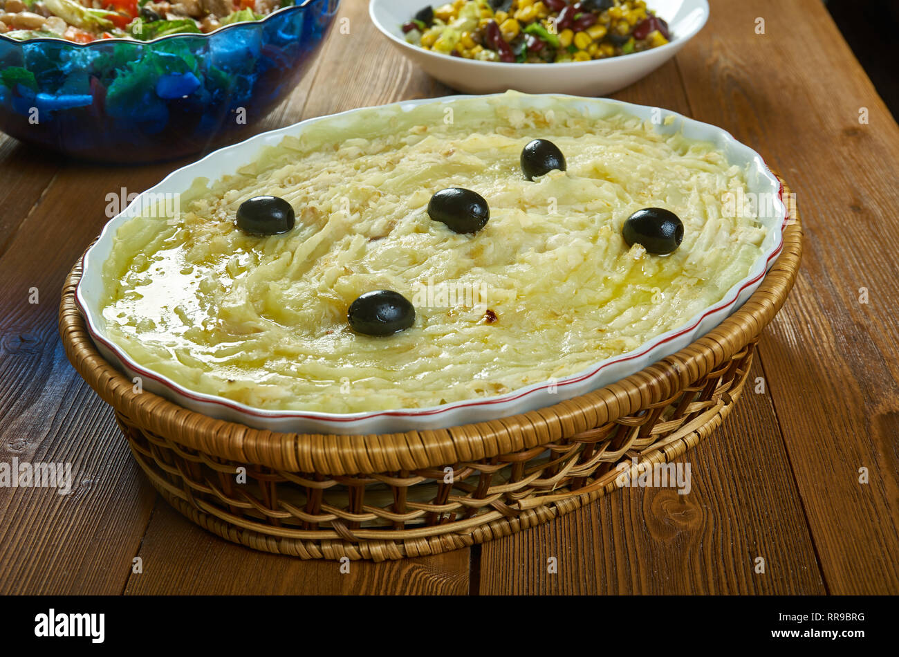 Portuguese Salt Cod and Potato Casserole Bacalhau Stock Photo Alamy
