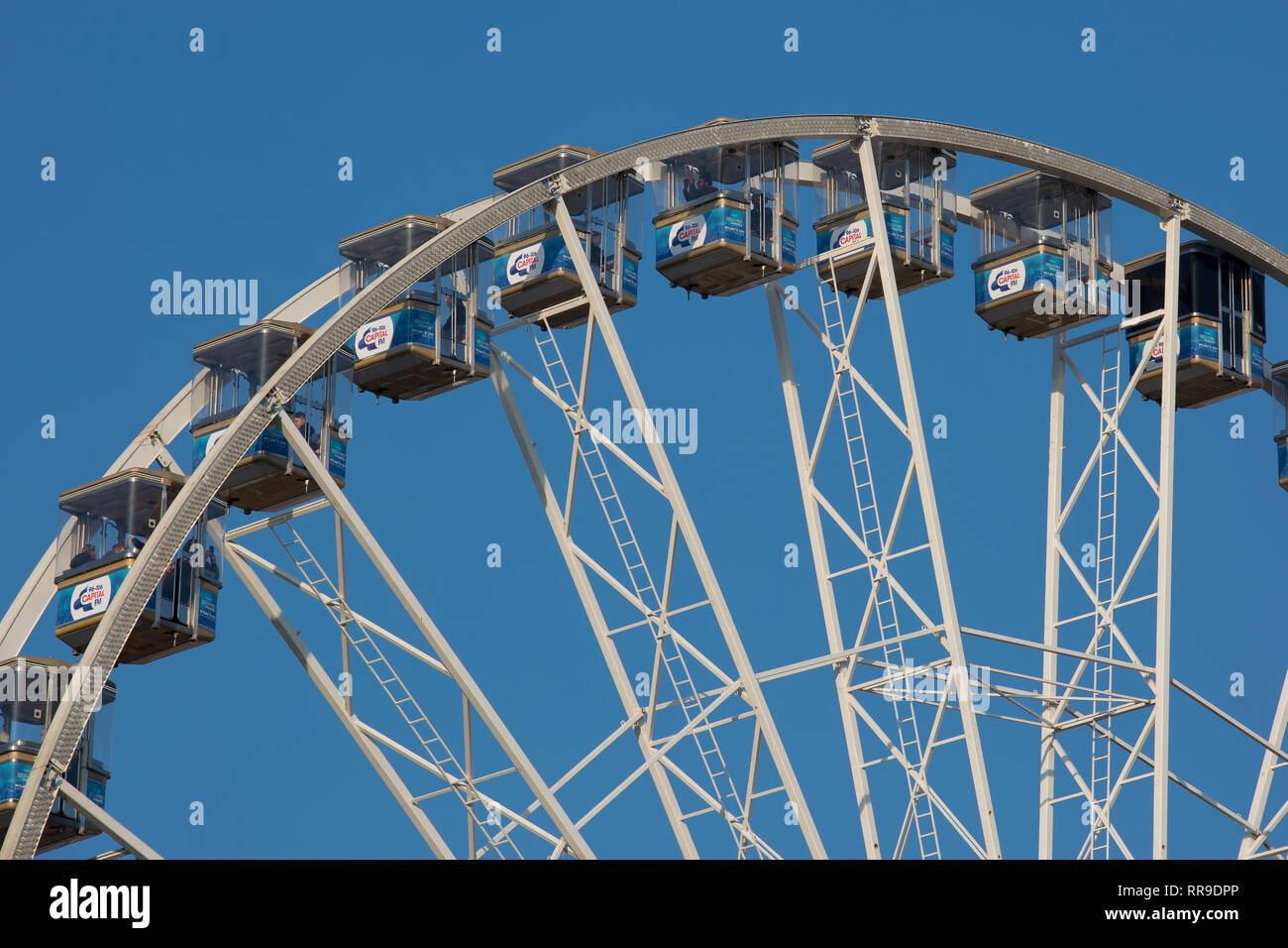 Observation Wheel in Nottingham City Centre, England, UK Stock Photo