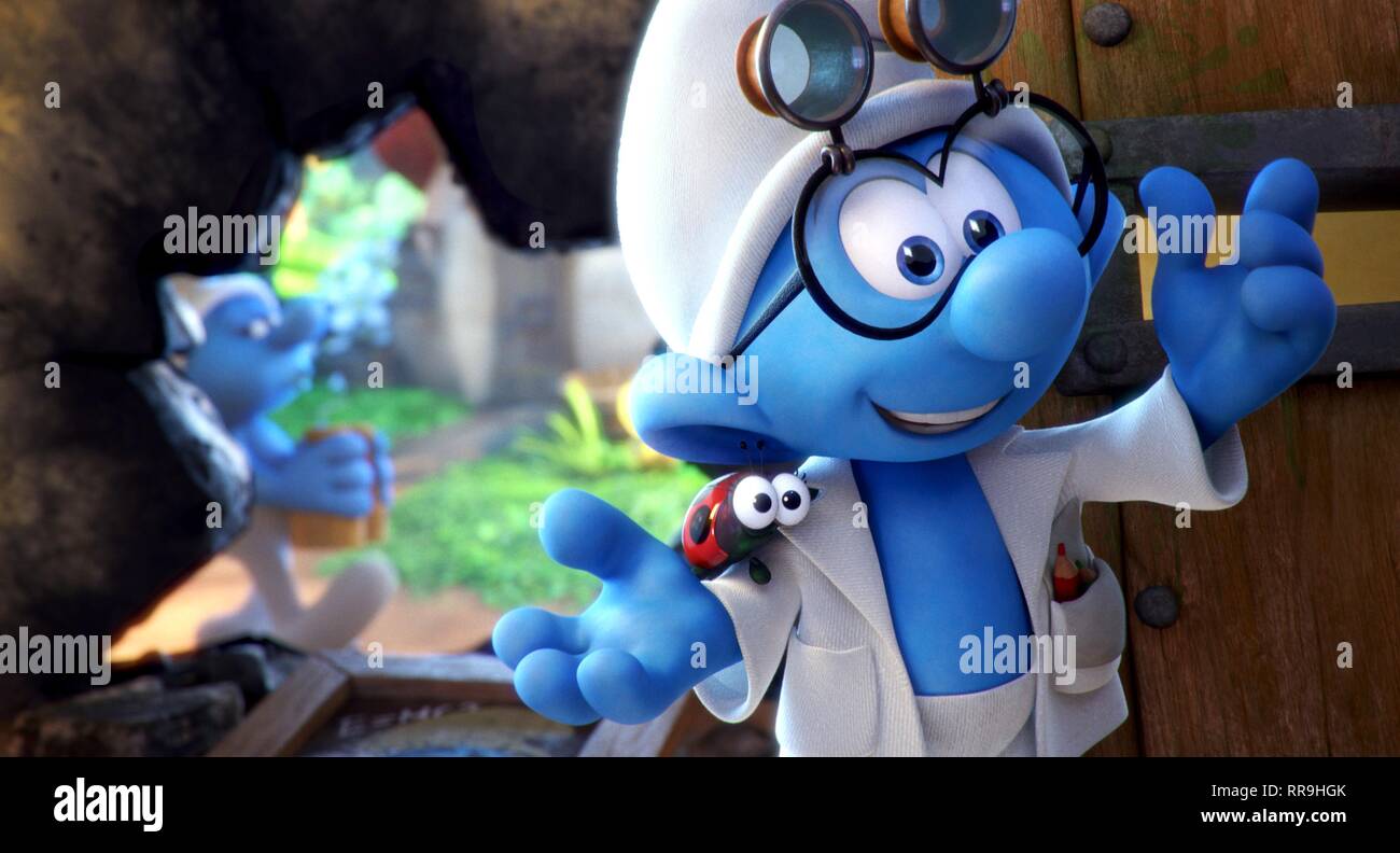 Brainy Smurf Smurfs The Lost Village 17 Stock Photo Alamy Brainy Smurf Smurfs The Lost Village 17 Stock Photo Alamy