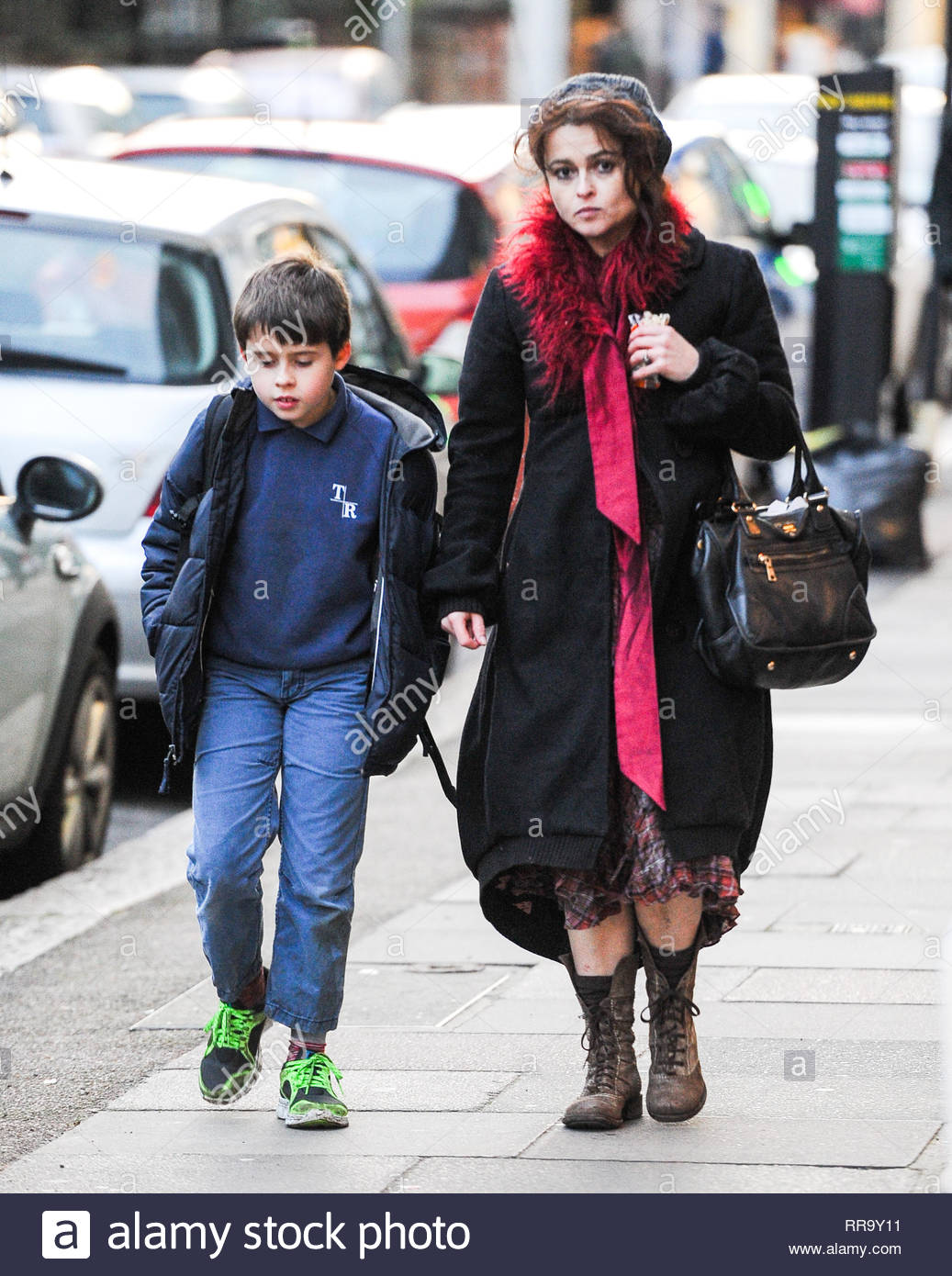 Helena Bonham Carter And Billy Burton Stock Photos & Helena Bonham ...