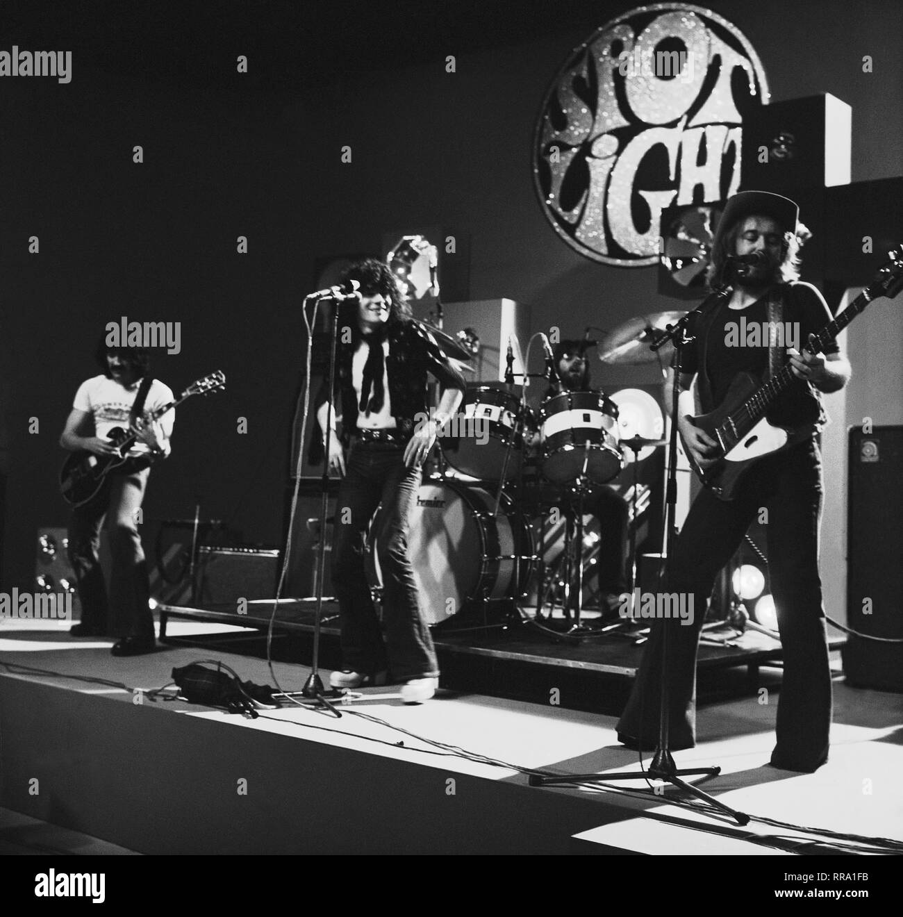 NAZARETH / Die schottische Rockband NAZARETH, 70er Jahre. B18387 / Musik, Band, Rock, 70er / Überschrift: NAZARETH Stock Photo