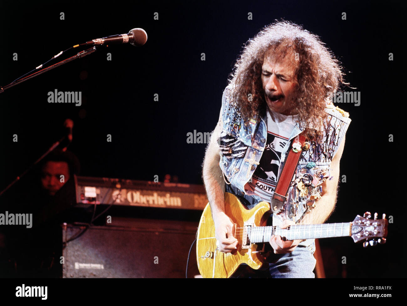 skorsten glas Skat SANTANA / Rockband SANTANA, CARLOS SANTANA, Aufnahme von 1987. / Musik, Rock,  Band, 80er / Überschrift: SANTANA Stock Photo - Alamy