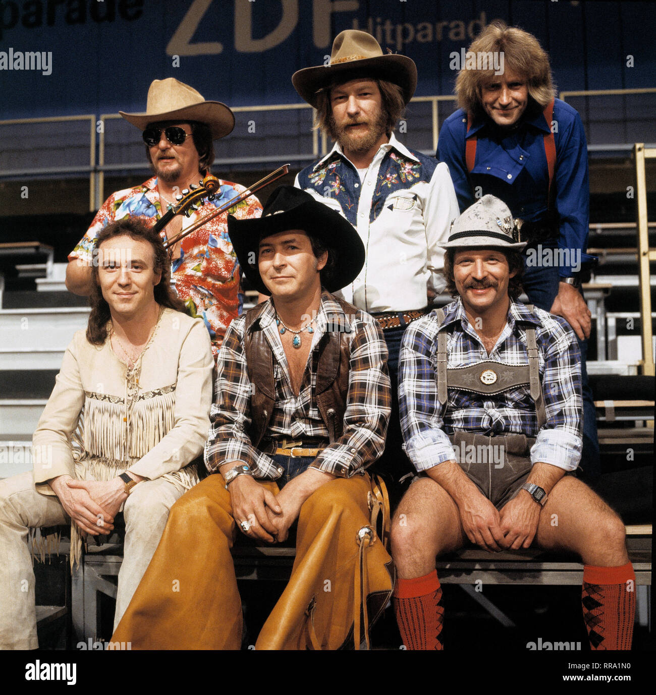 TRUCK STOP / TRUCK STOP, Musikgruppe, Country Music, 1981. / Musik, Gruppe,  Country, 80er / , Lucius B. Reichling, / Überschrift: TRUCK STOP Stock  Photo - Alamy