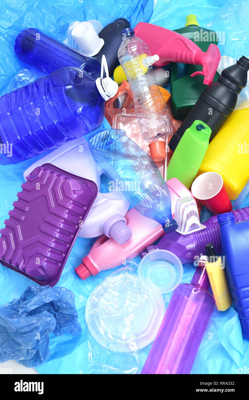 close up of a Recycling plastic Stock Photo - Alamy