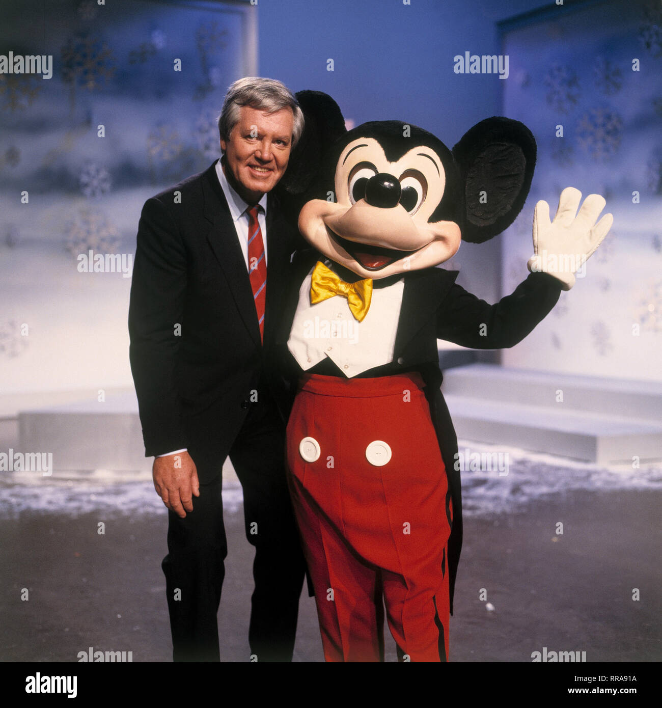 DER GROSSE PREIS / WIM THOELKE und Micky Mouse, Sendung vom 12.5.1988 eM / Überschrift: DER GROSSE PREIS Stock Photo