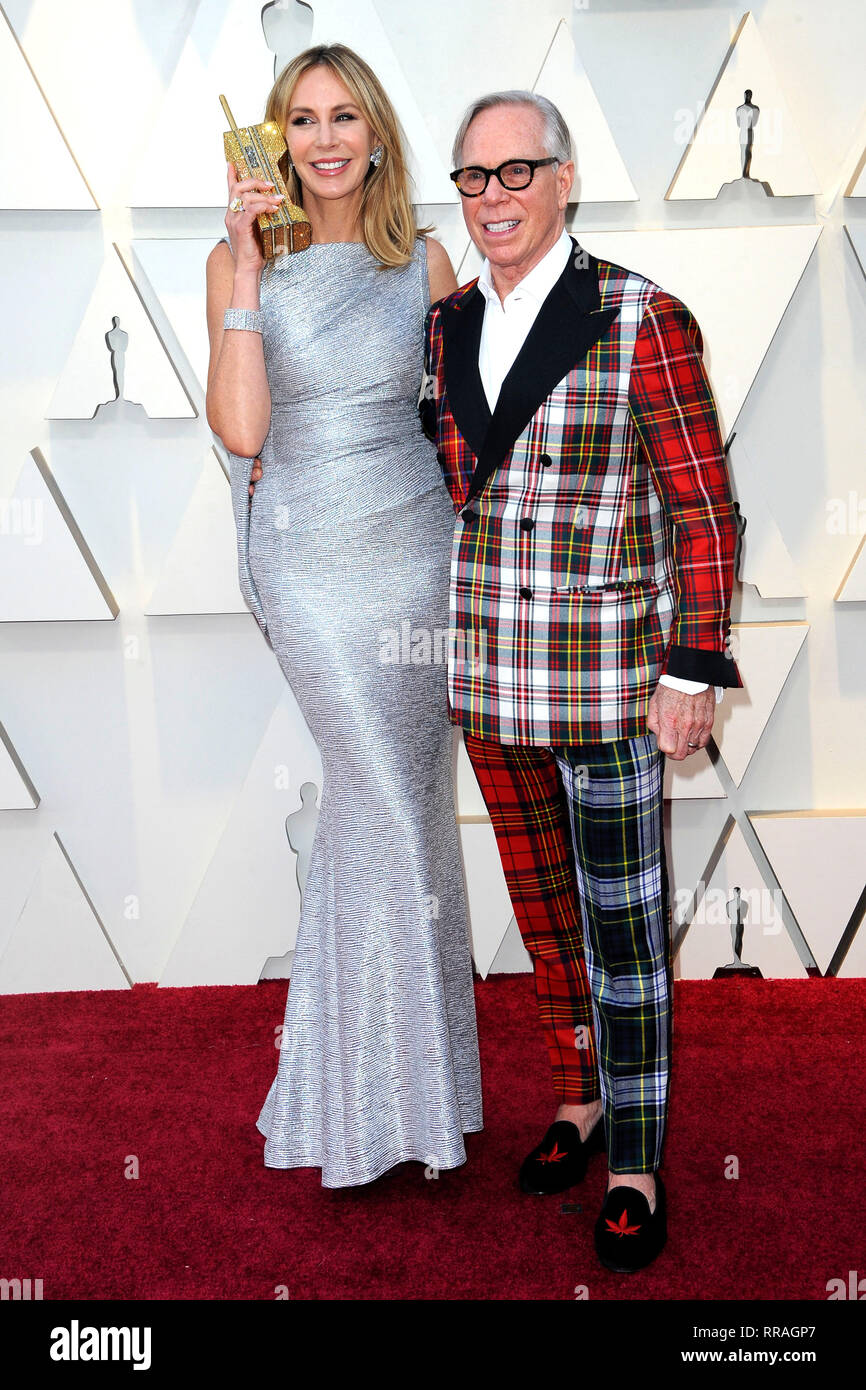 Los Angeles, USA. 24th Feb, 2019. Tommy Hilfiger and his wife Dee Ocleppo  Hilfiger attending the 91st Annual Academy Awards at Hollywood & Highland  Center on February 24, 2019 in Hollywood, California.