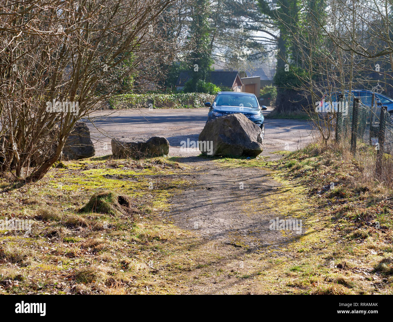 Wirksworth, Derbyshire, UK. 25th Feb, 2019. Local beauty spot under threat by Gypsy Roma Traveller camp after Councillors from Derbyshire Dales District Council apologised to the residents of Wirksworth for having to make the decision, commenting that they 'wouldn’t wish it on anyone', Councillor Mike Ratcliffe called that decision a 'partisan political manoeuvre', Stoney Wood, Wirksworth, Derbyshire Dales. Land has been allocated as a 6 month temporary tolerated site. DDDC plan to cut down all the trees on the site to make room for the Travellers camp. Credit: Doug Blane/Alamy Live News Stock Photo