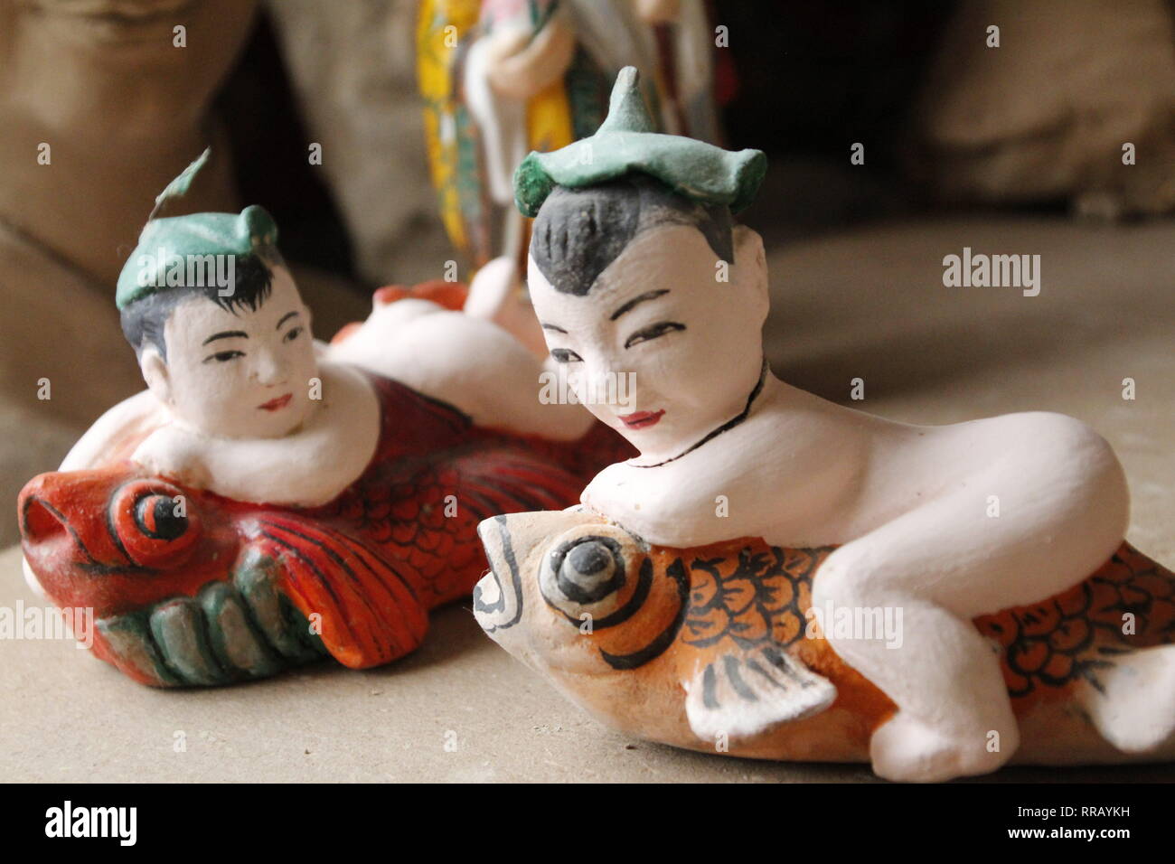 Pingliang, Pingliang, China. 25th Feb, 2019. Pingliang, CHINA-The artist Wu Jianguo makes clay sculptures in Pingliang, northwest ChinaÃ¢â‚¬â„¢s Gansu Province. Credit: SIPA Asia/ZUMA Wire/Alamy Live News Stock Photo