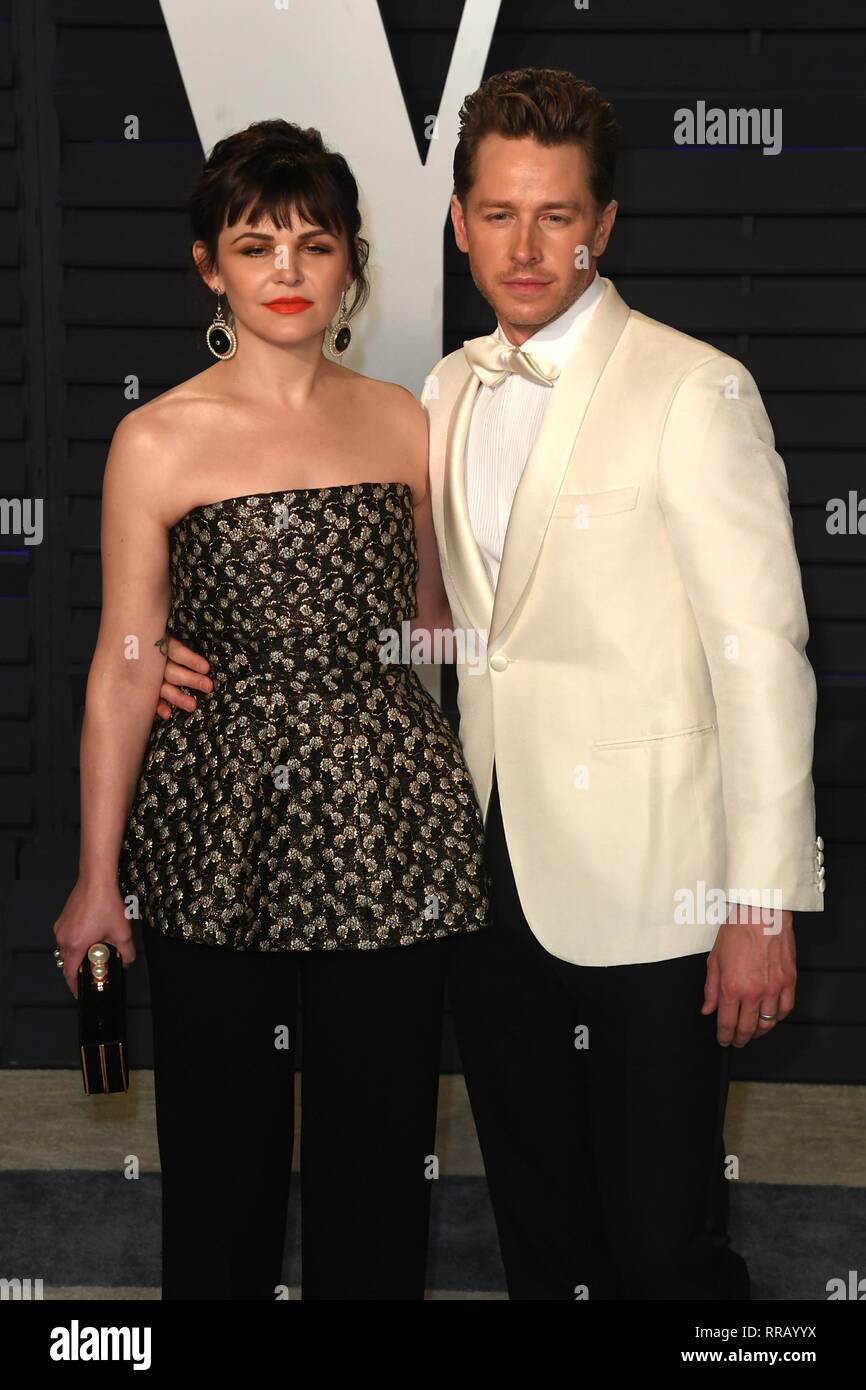 LOS ANGELES, CA - FEBRUARY 24: Ginnifer Goodwin and Josh Dallas at the