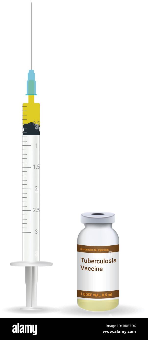 Immunization, Tuberculosis Vaccine Plastic Medical Syringe With Needle ...
