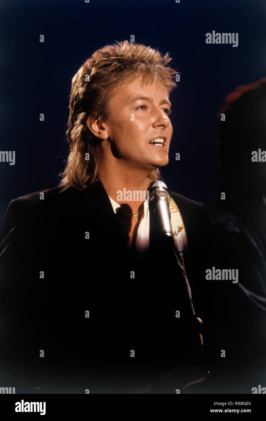 Rock singer CHRIS NORMAN (1988) / Überschrift: CHRIS NORMAN Stock Photo