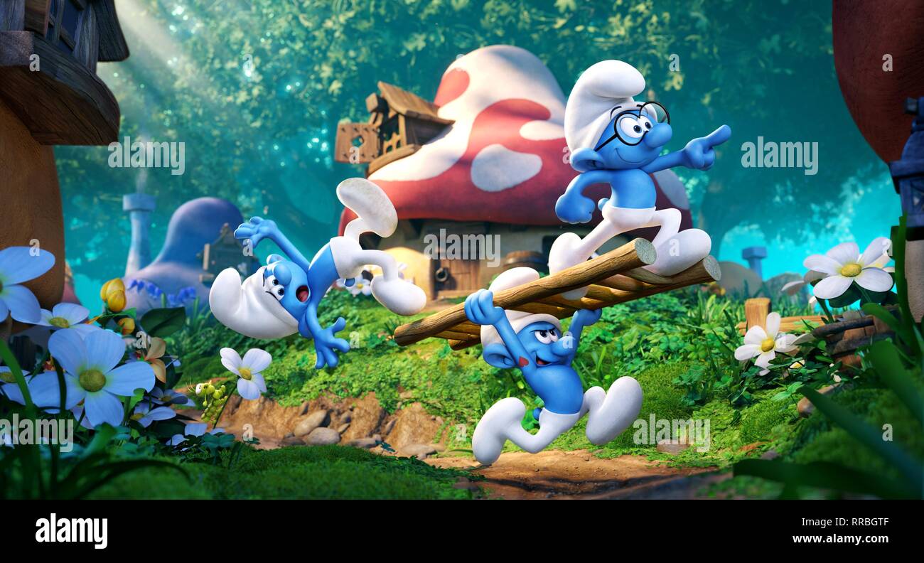 Clumsy Hefty Brainy Smurfs The Lost Village 17 Stock Photo Alamy Clumsy Hefty Brainy Smurfs The Lost Village 17 Stock Photo Alamy