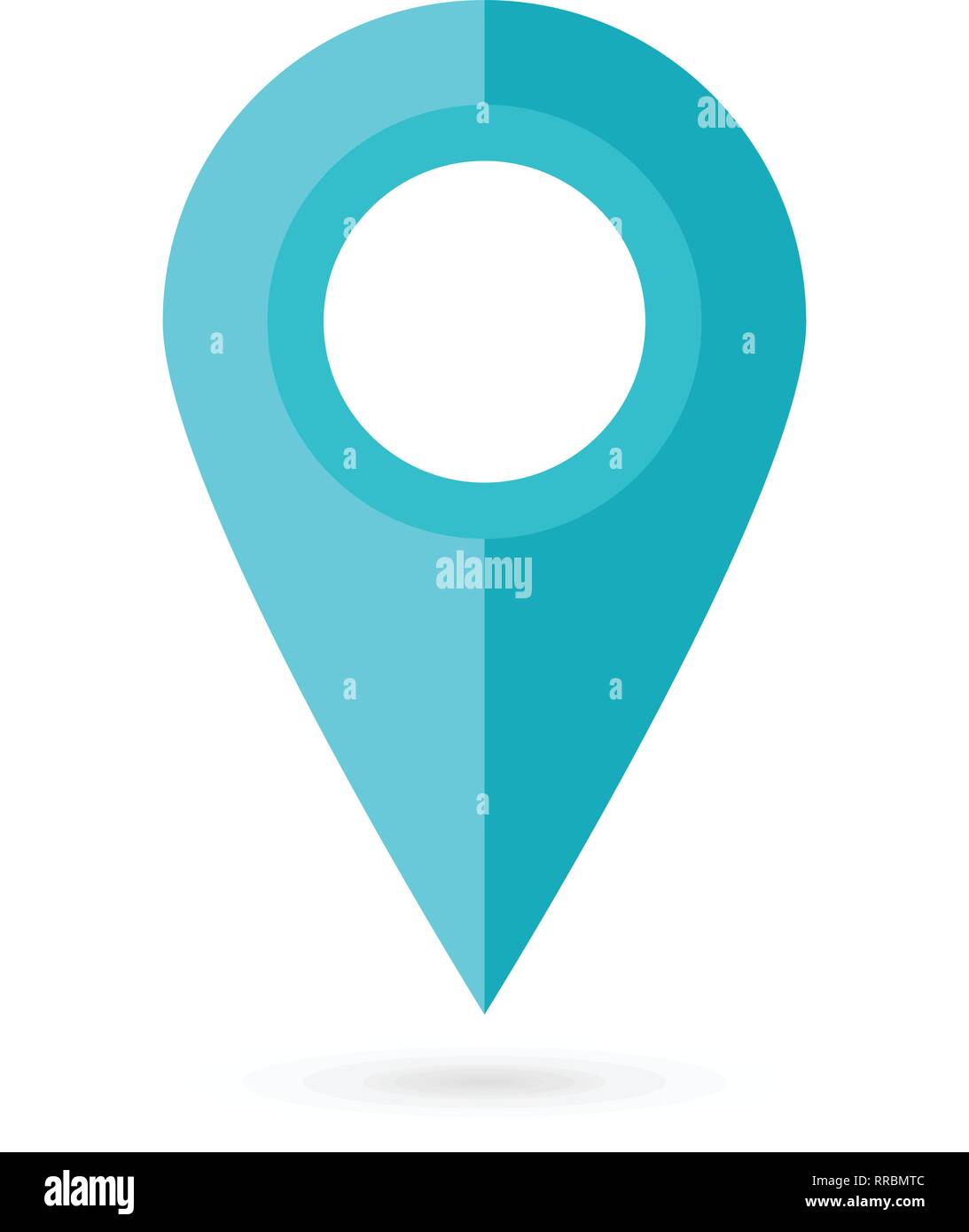 Location pin. Map pin flat icon vector design Stock Vector Image & Art ...