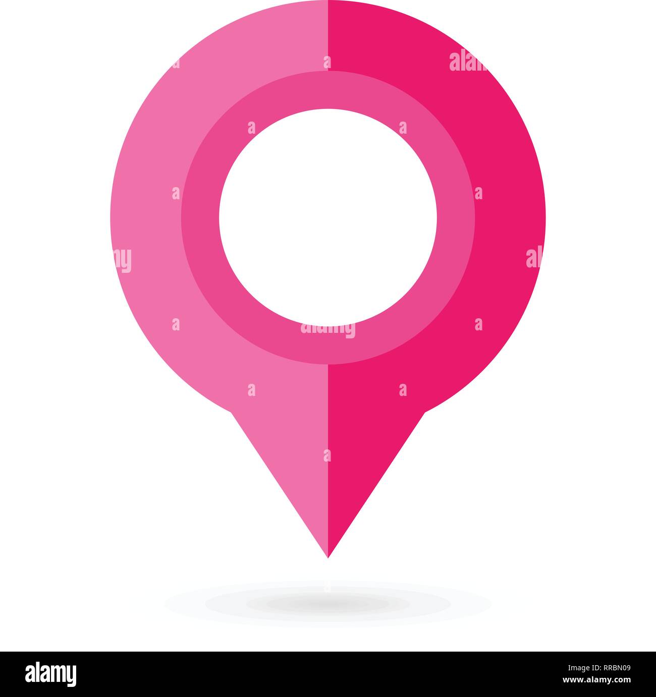 Location pin. Map pin flat icon vector design Stock Vector Image & Art ...