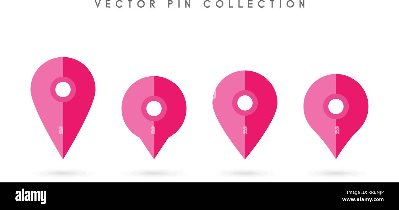 Location pin. Map pin flat icon vector design Stock Vector Image & Art ...