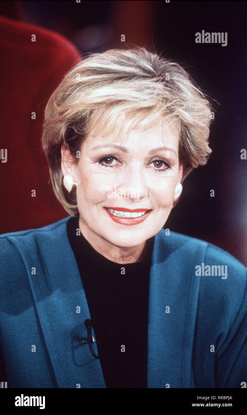 DAGMAR BERGHOFF, Tagesschau-Sprecherin von 1976-1999, Hörfunk- und Fernsehmoderatorin / Überschrift: Dagmar Berghoff Stock Photo