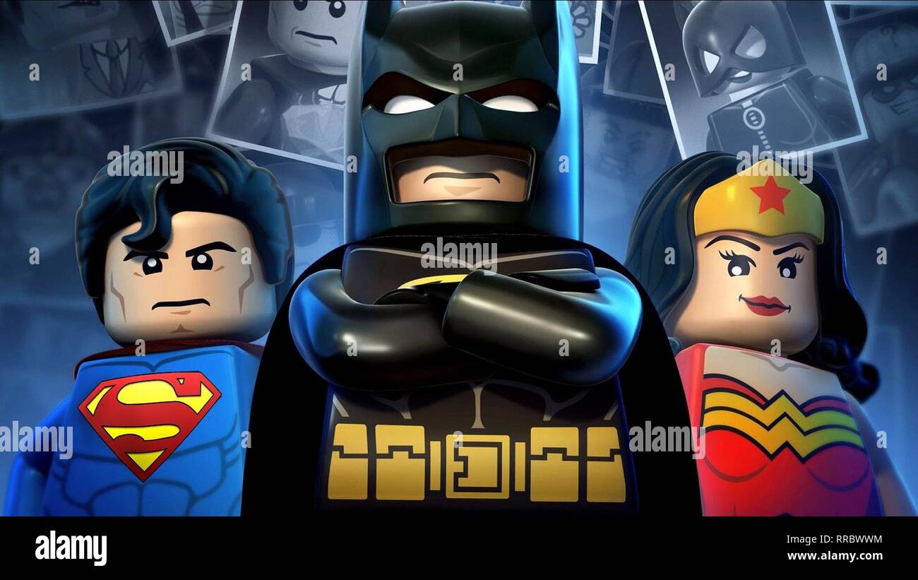 SUPERMAN,BATMAN,WOMAN, THE LEGO BATMAN MOVIE, 2017 Stock Photo - Alamy