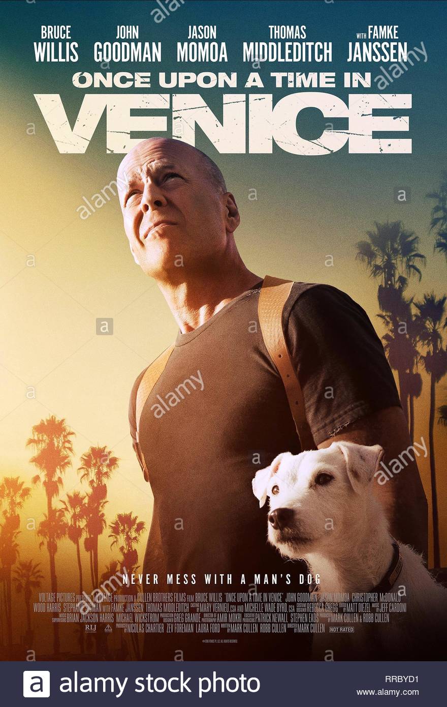 Bruce Willis Buddy Poster Character S Steve Film Once Upon A Time In Venice 2017 Directed By Mark Cullen Robb Cullen 09 June 2017 Aff21198 Allstar Picture Library Voltage Pictures Warning This