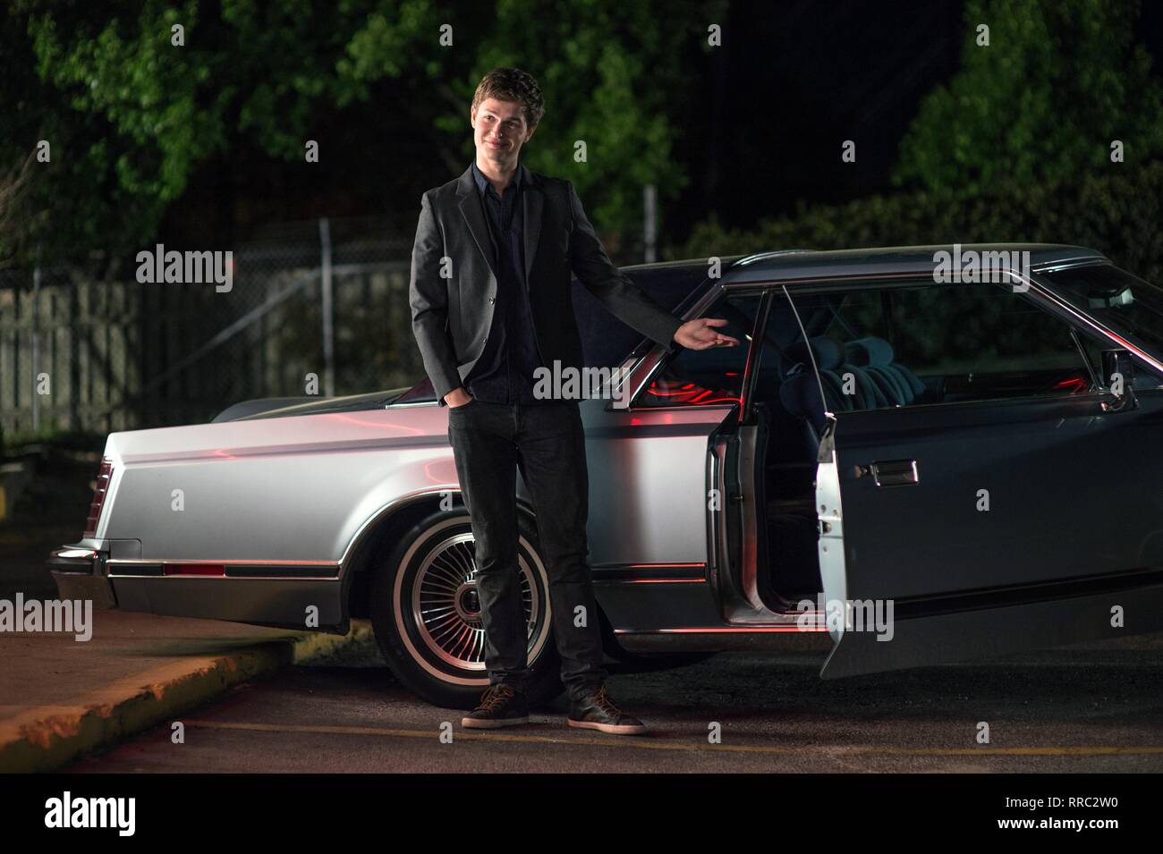 Baby Driver Ansel Elgort 2017 Stock Photo Alamy