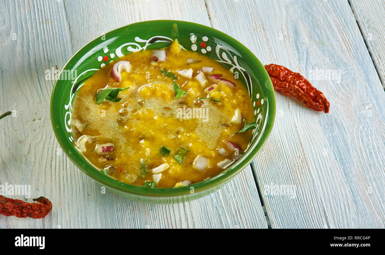 Lebanese Shorbat Adas Middle Eastern Lentil Soup Stock Photo Alamy
