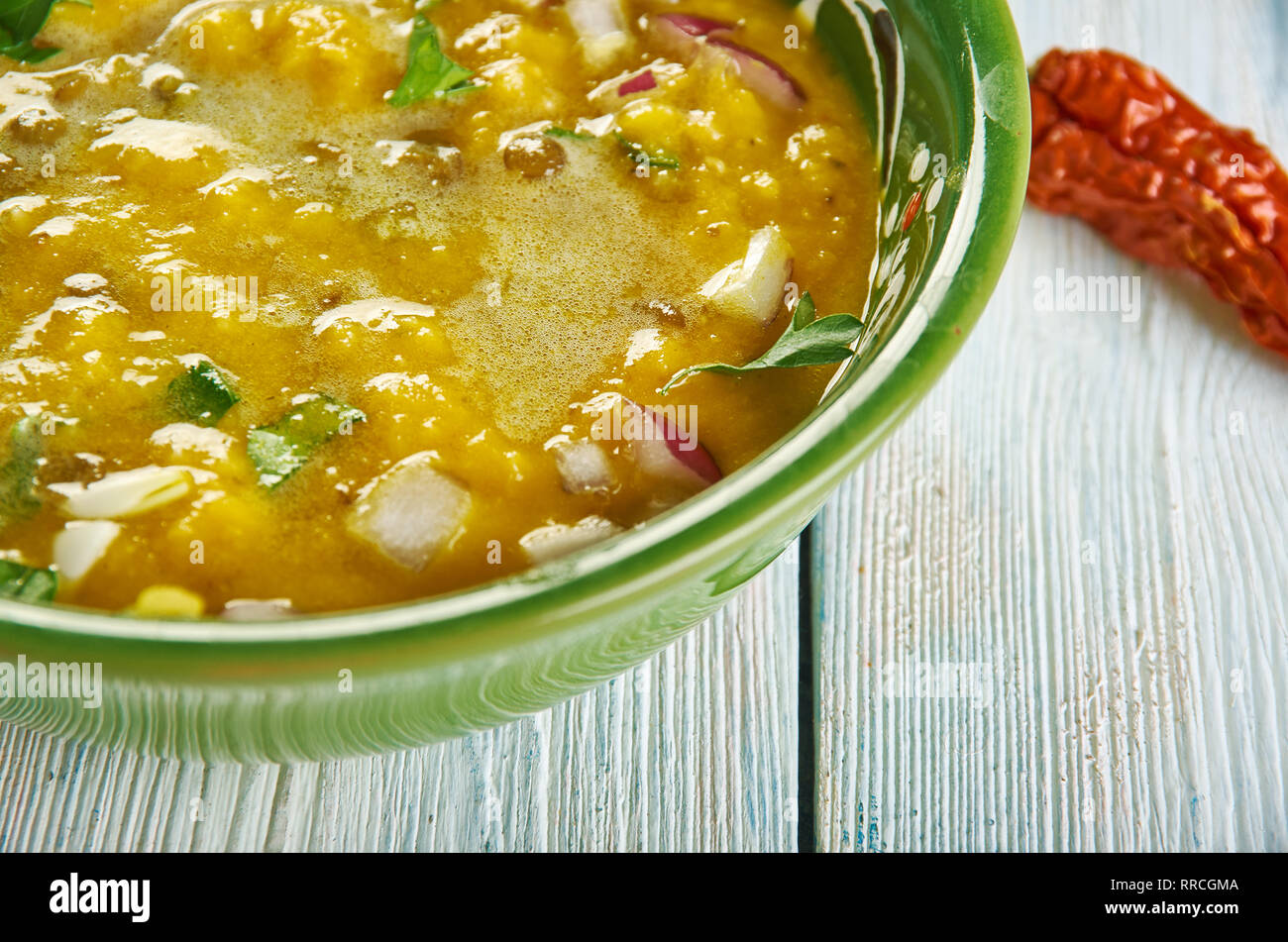 Lebanese Shorbat Adas Middle Eastern Lentil Soup Stock Photo Alamy