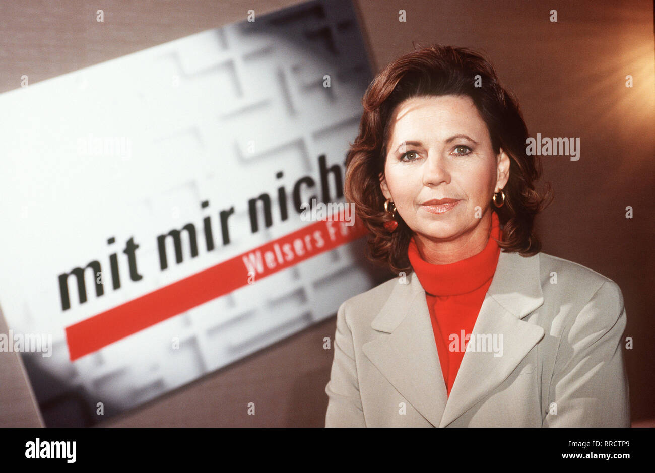 Mit mir nicht ! / In ihrem Live-Magazin thematisiert MARIA VON WELSER, was Menschen aufregt: skandaLöse Geschäftspraktiken, Behördenwillkür, Aus-wirkungen mancher Gesetze auf die Bürgerinnen und Bürger, Verschwendung von Steuergeldern - Mißstände, die sehr viele betreffen, denen der einzelne aber ohnmächtig gegenübersteht. / 40934 / , 09DFAmitmir / Überschrift: MIT MIR NICHT! Stock Photo