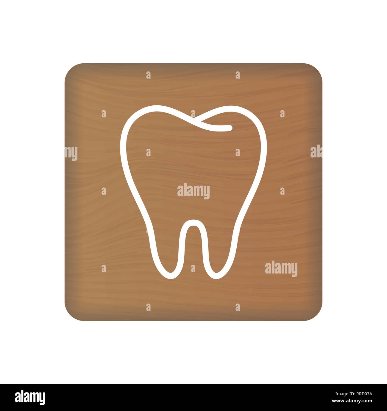 Human Tooth Icon. An Internal Organ Vector. Human Anatomy Illustration ...
