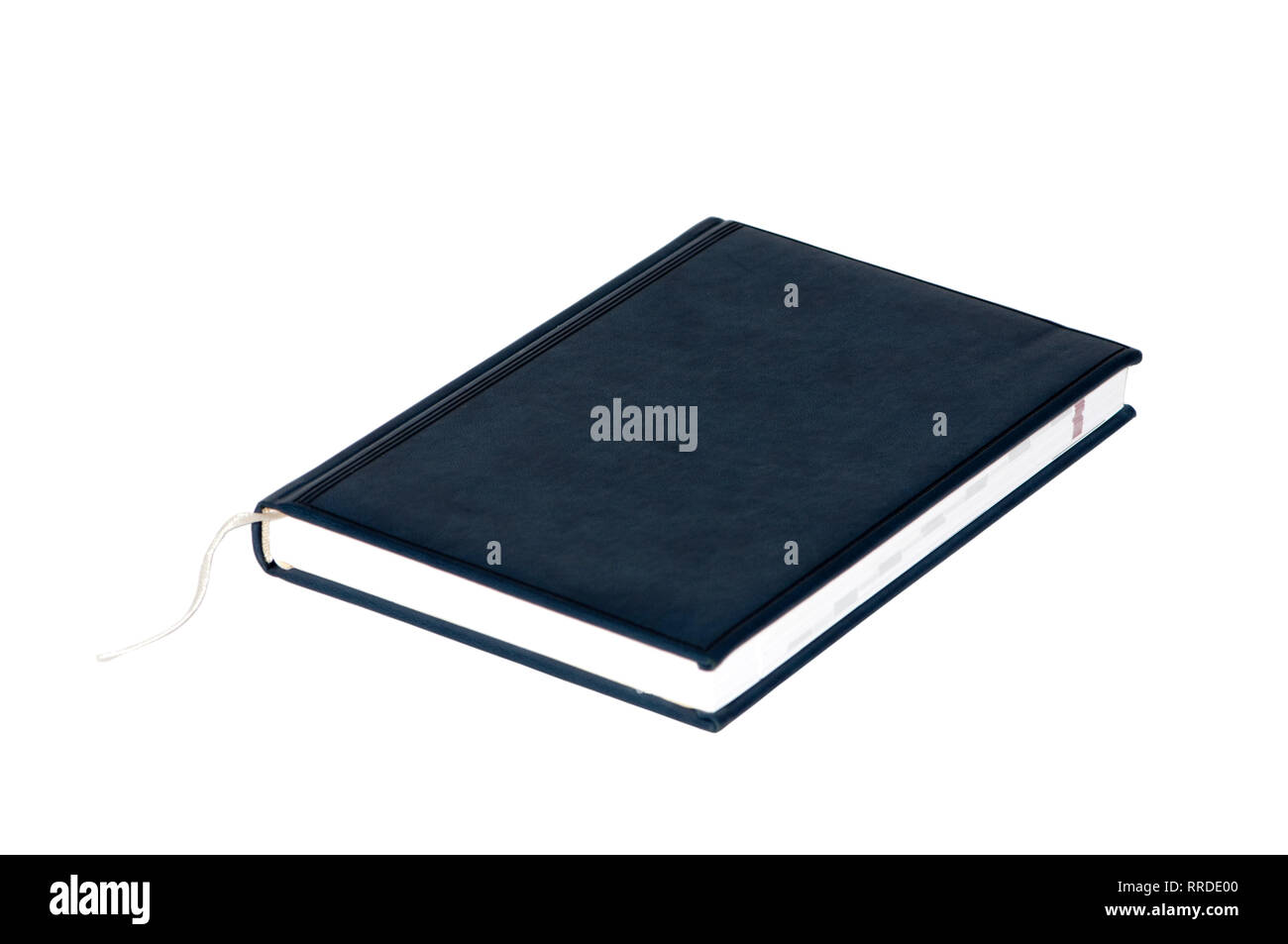High resolution image. The notebook lays a cover upwards on a white ...