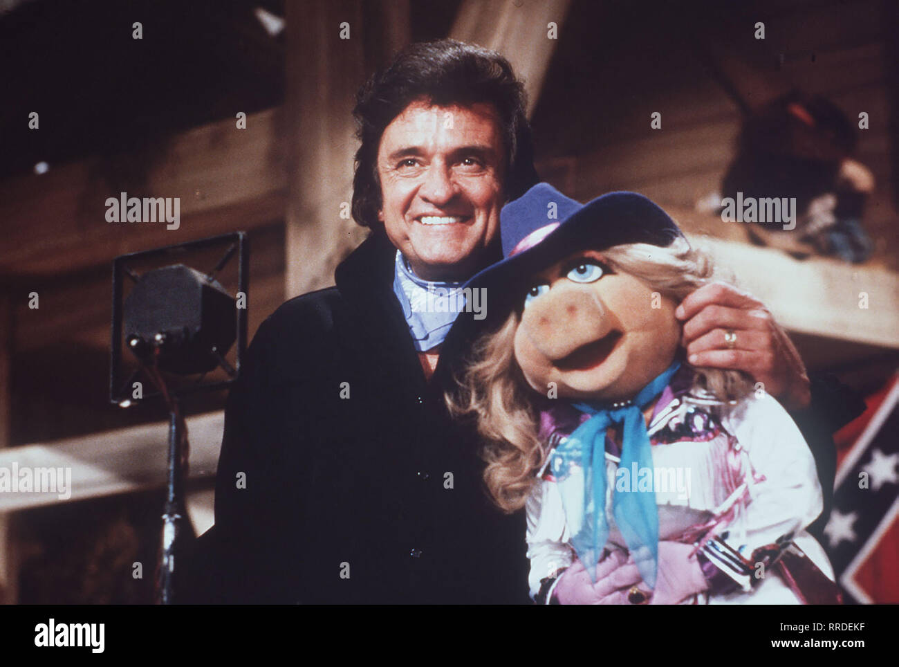 Muppets Show Johnny Cash / Überschrift: Muppets Show Stock Photo