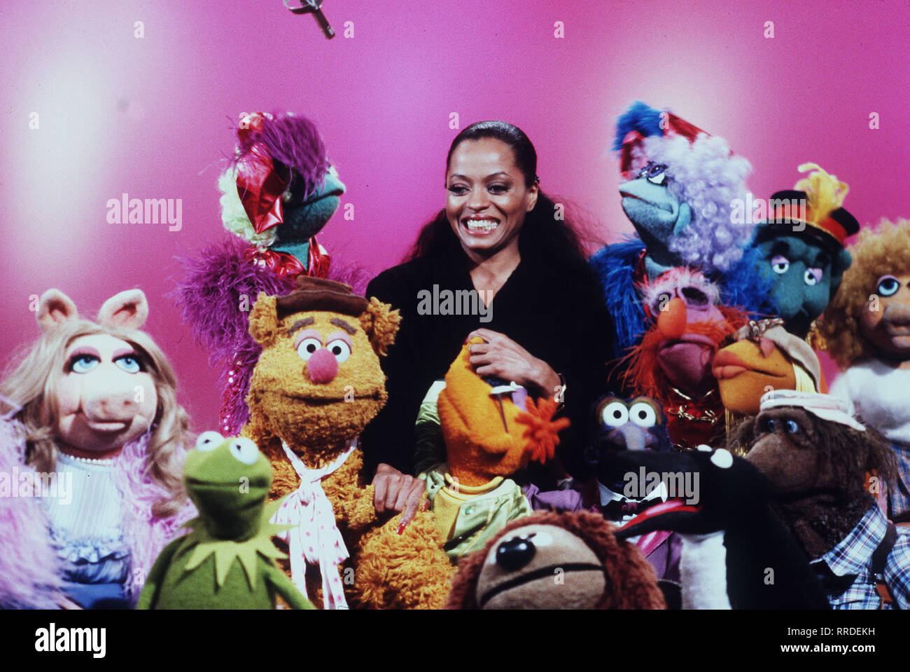 Muppets Show Diana Ross / Überschrift: Muppets Show Stock Photo