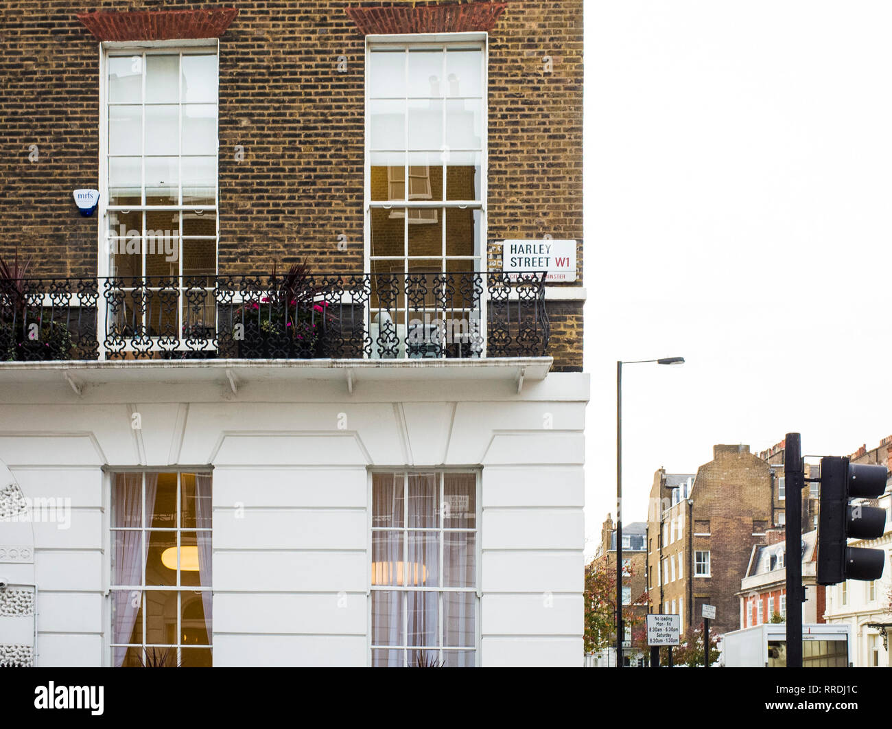 Harley Street, London Stock Photo Alamy