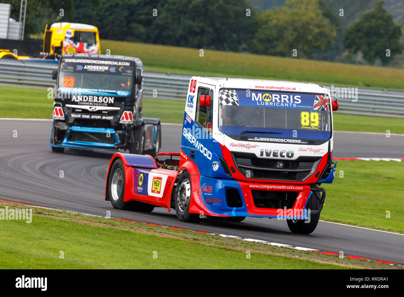 Simon Reid in the Iveco Stralis, Division 1, Snetterton 2018 Truck race ...