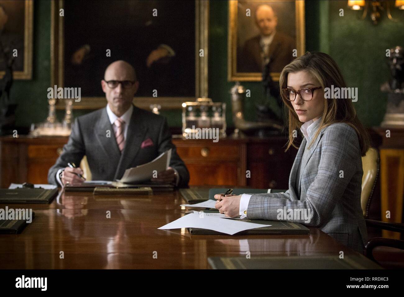 Kingsman The Golden Circle Mark Strong Sophie Cookson 17 Stock Photo Alamy