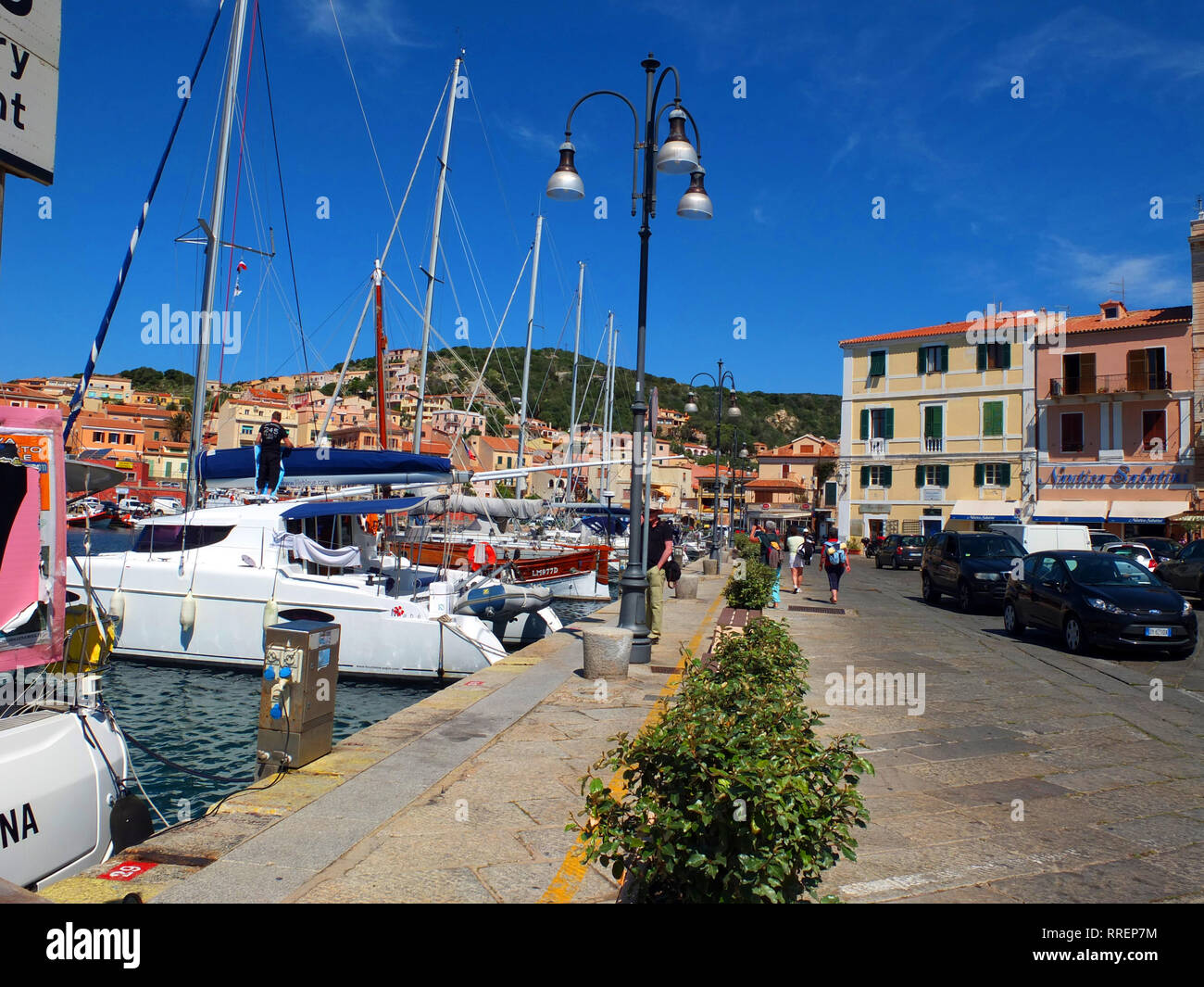 La Maddalena, Sardinia, Italy, Cala Gavetta marina Stock Photo - Alamy