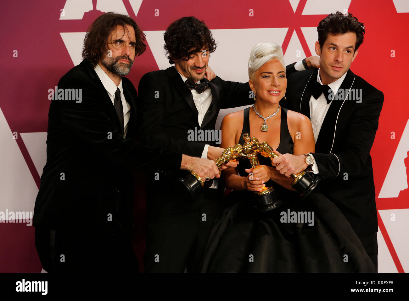 Lady Gaga at the Academy Awards 2019 Stock Photo