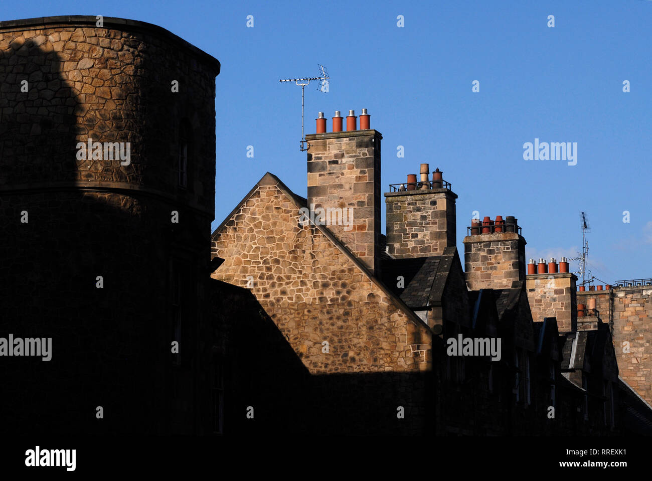 Tourism: The Royal Mile, Edinburgh, Edimburgo, Scotland, United Kingdom Stock Photo