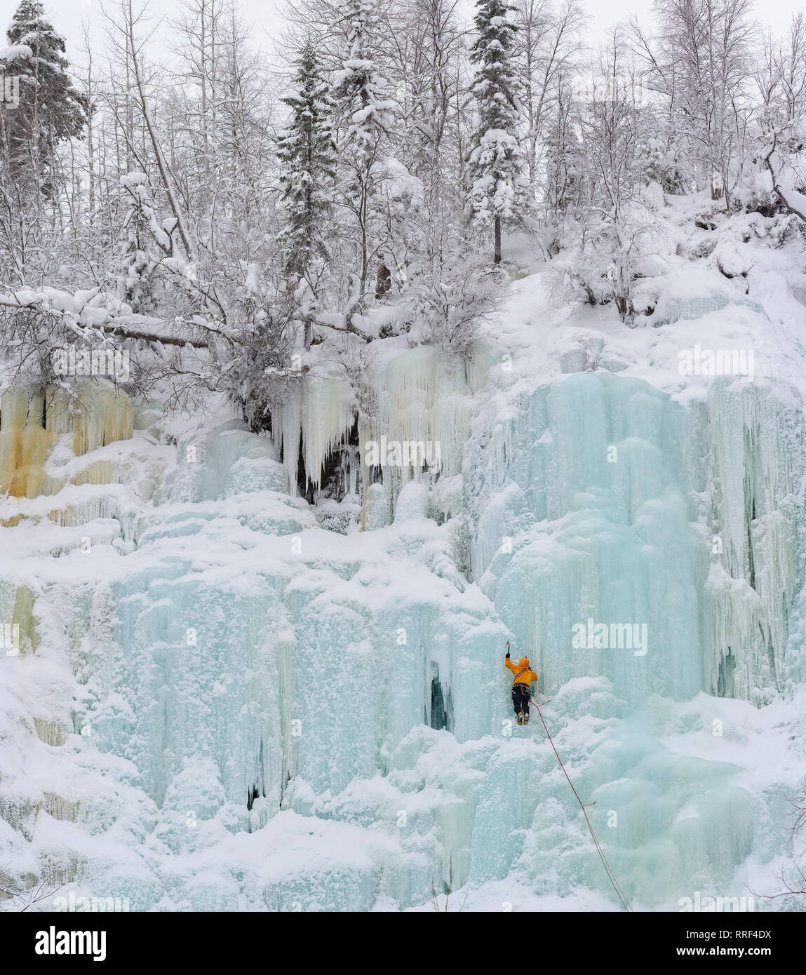 Ice Cliff Climber High Resolution Stock Photography and Images - Alamy