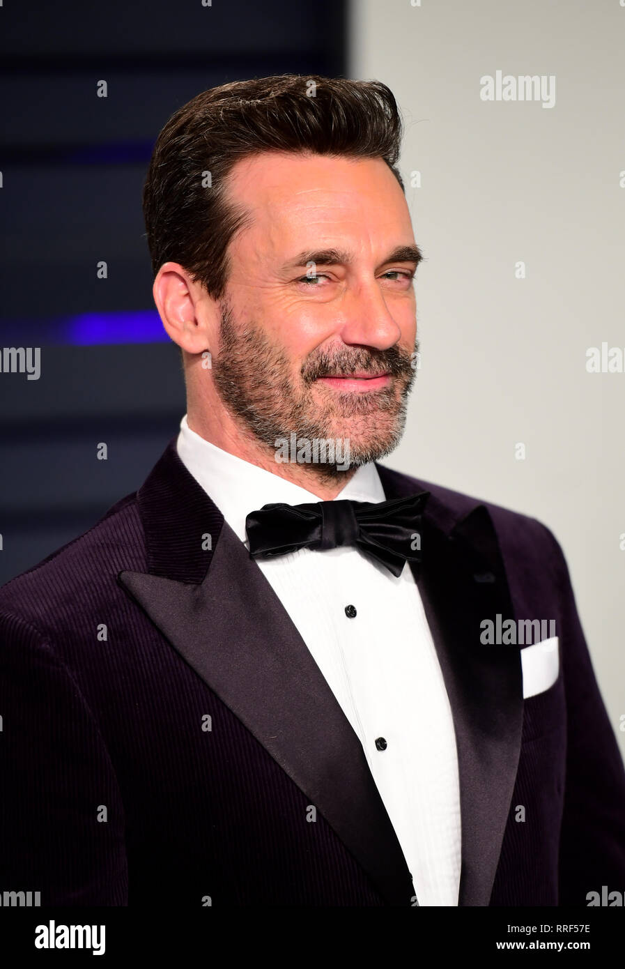 Jon Hamm attending the Vanity Fair Oscar Party held at the Wallis Annenberg Center for the Performing Arts in Beverly Hills, Los Angeles, California, USA. Stock Photo