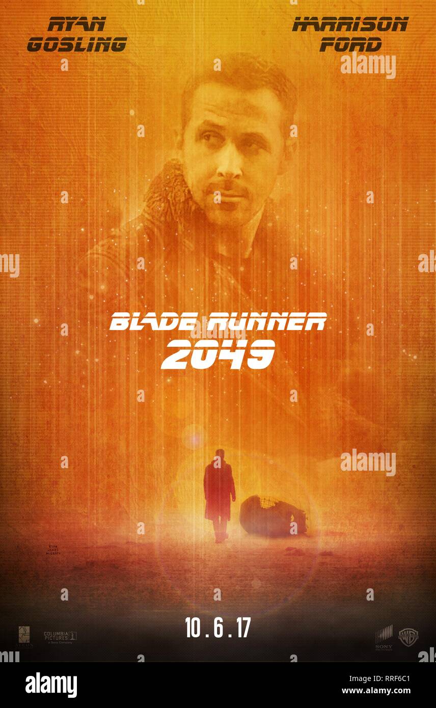 Blade Runner 49 Ryan Gosling Poster 17 Stock Photo Alamy
