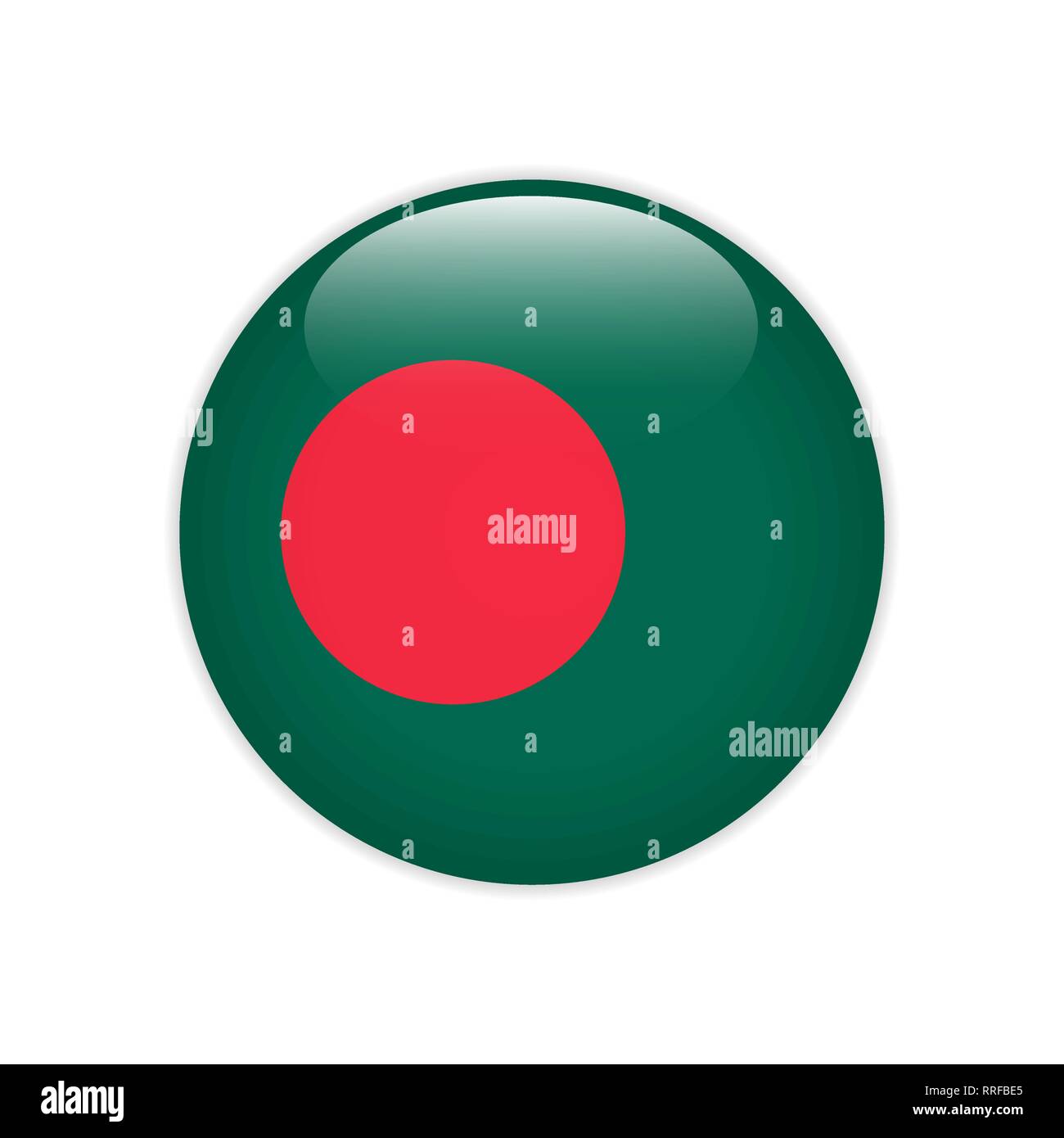 Flag on button Stock Vector Image & Art - Alamy