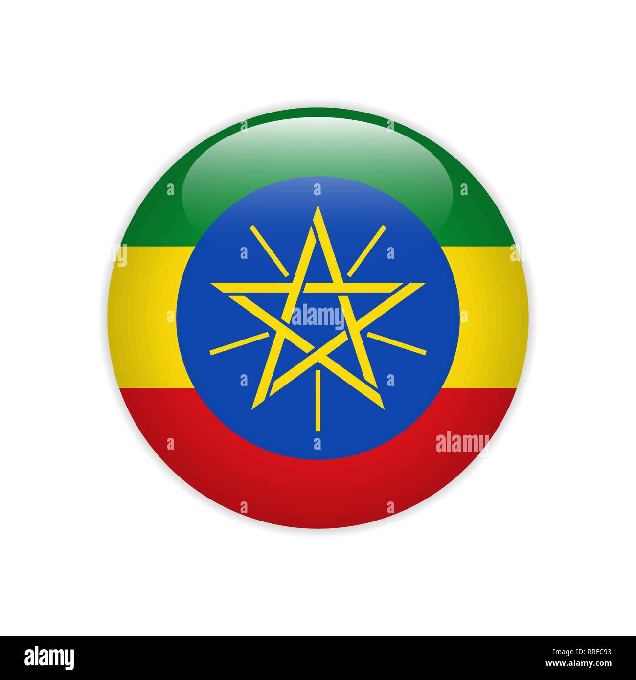 Flag on button Stock Vector Image & Art - Alamy