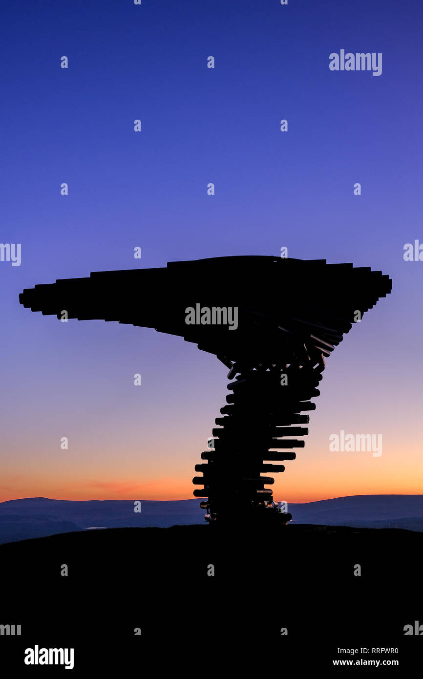 The singing ringing tree is a wind powered sound sculpture hi-res stock ...