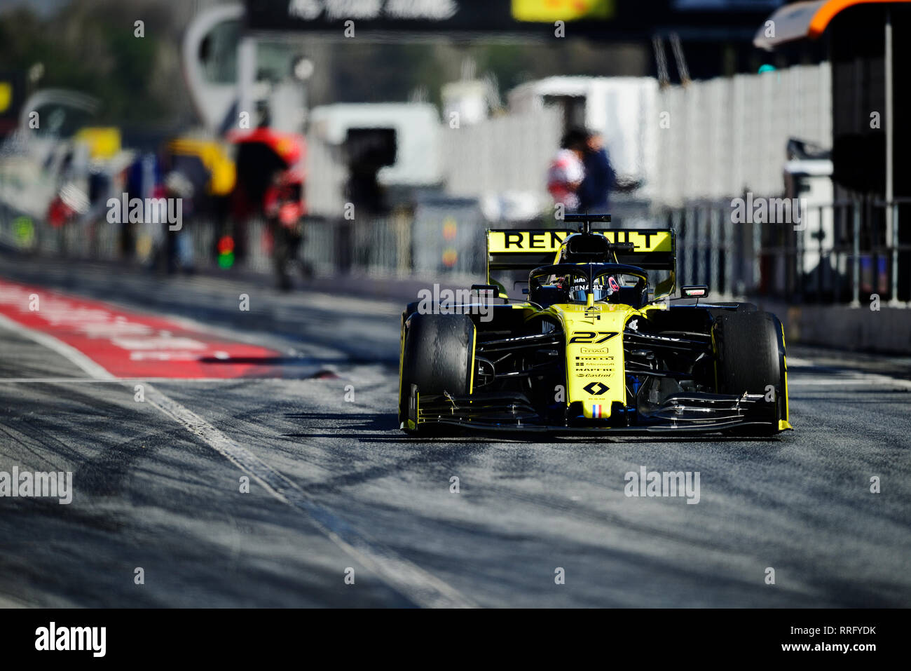 Barcelona, Spain. 26 February, 2019. Formula One pre season test , day ...