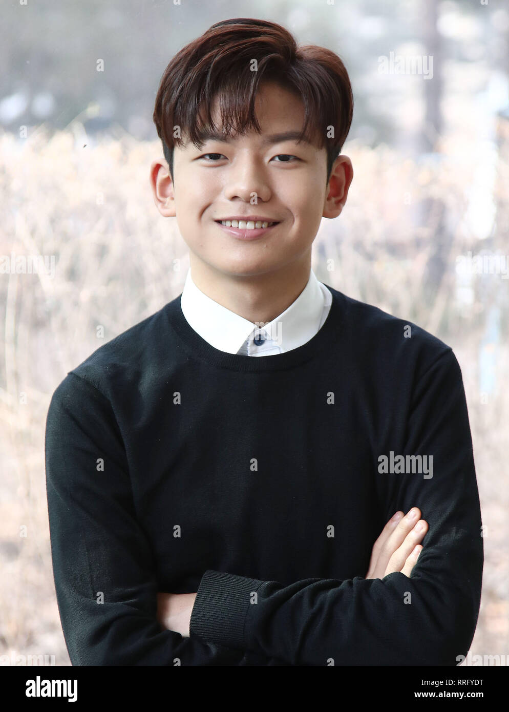 26th Feb 2019 S Korean Actor Wang Seok Hyun South Korean Actor Wang Seok Hyun Who Starred In The Drama A Pledge To God Poses For A Photo Before An Interview With Yonhap News