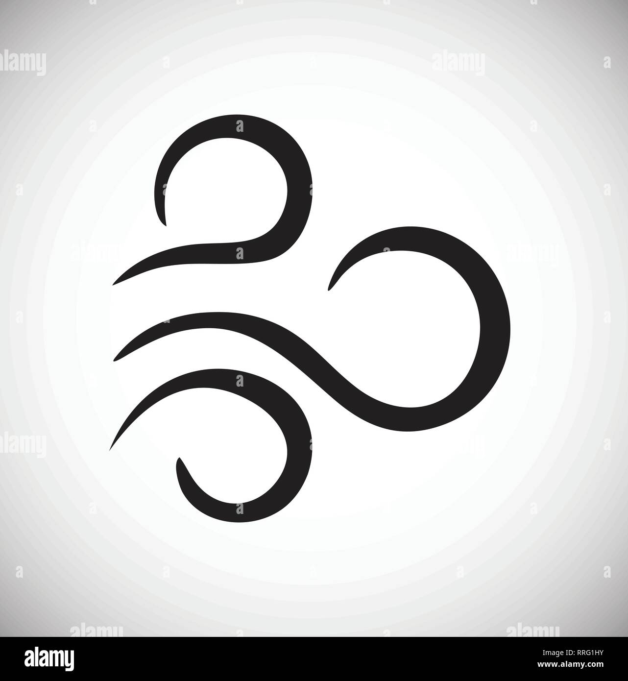 Wind icon on white background for graphic and web design, Modern simple ...