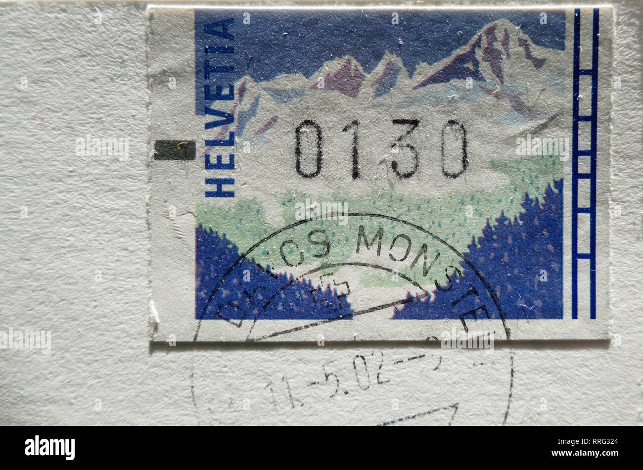 Postage stamp stamps switzerland hires stock photography and images