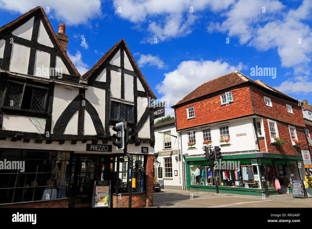 Crane Street, Salisbury, Wiltshire, England, United Kingdom, Europe Stock Photo