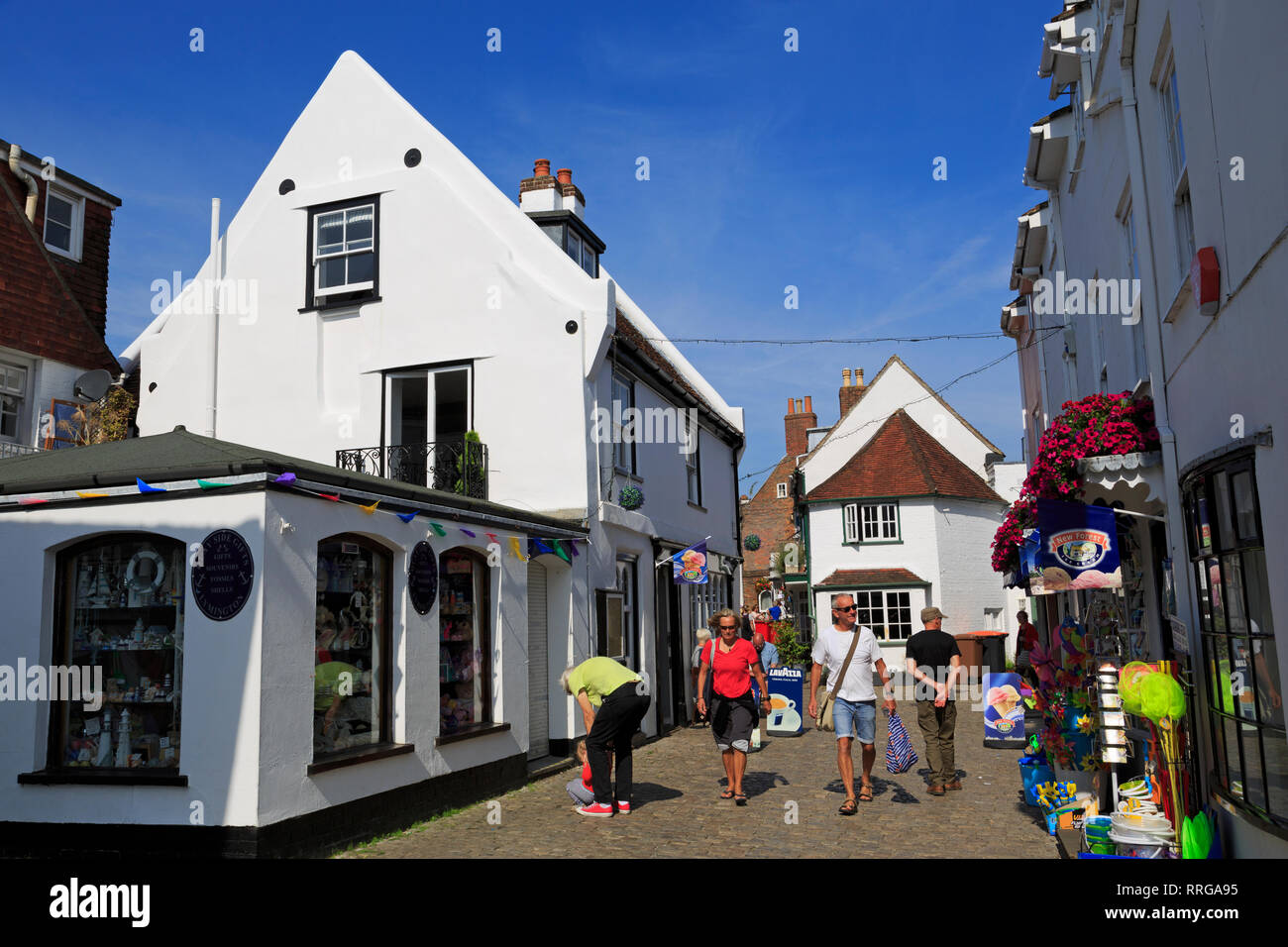 Quay Street, Lymington Town, Hampshire, England, United Kingdom, Europe Stock Photo
